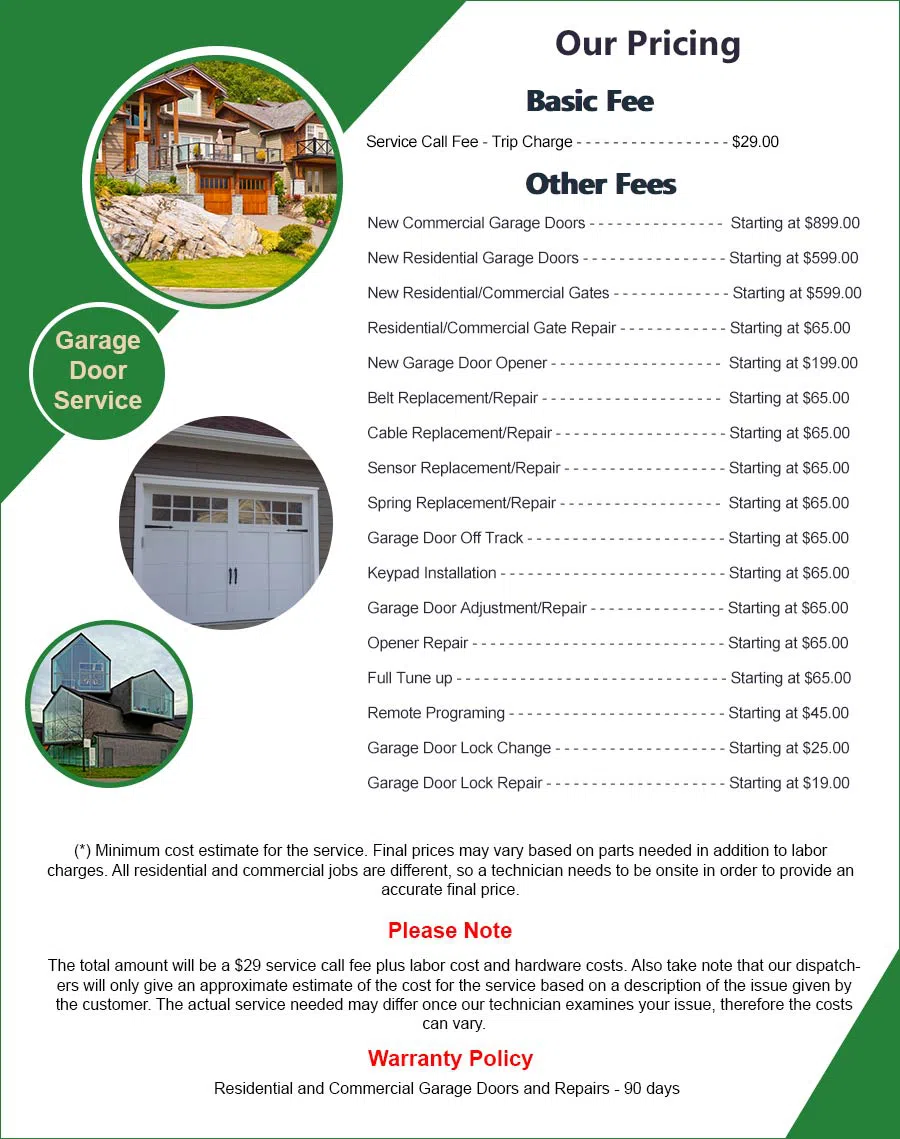 Whitestown Quality Garage Door Whitestown, IN 317-678-0156